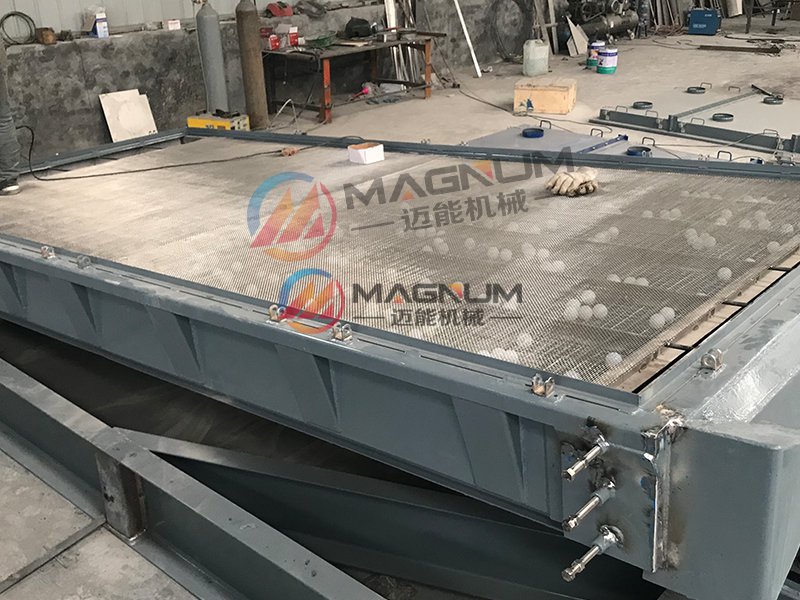 鈣粉平面回轉篩網架