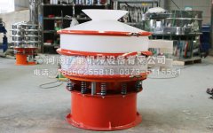 山東淄博三氧化鐵防腐蝕塑料振動篩已發貨，請崔經理注意查收